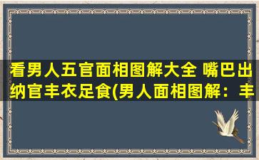 看男人五官面相图解大全 嘴巴出纳官丰衣足食(男人面相图解：丰衣足食，嘴巴出纳官，读懂面相看透人心)